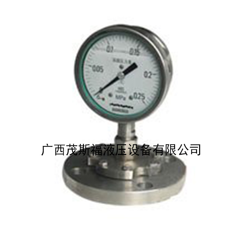 北京隔膜压力表Y-100BF 